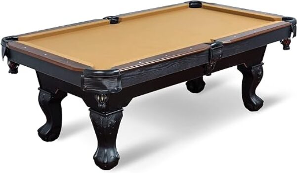 EastPoint Sports Masterton Billiard Bar-Size Pool Table 87 Inch or Cover – Perfect for Family Game Room